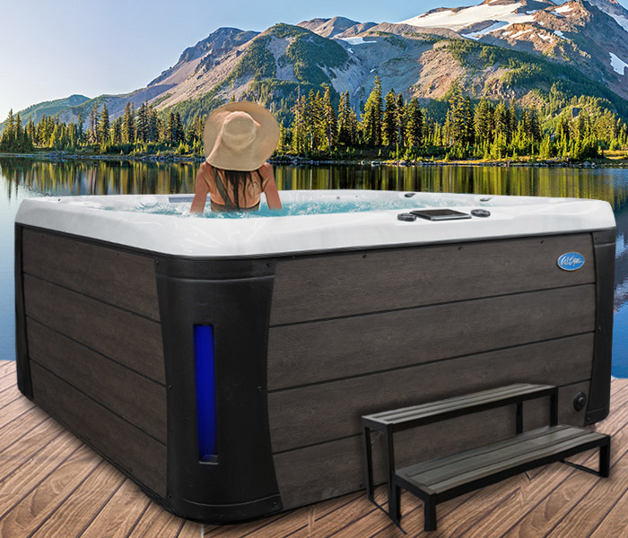 Calspas hot tub being used in a family setting - hot tubs spas for sale Coconut Creek